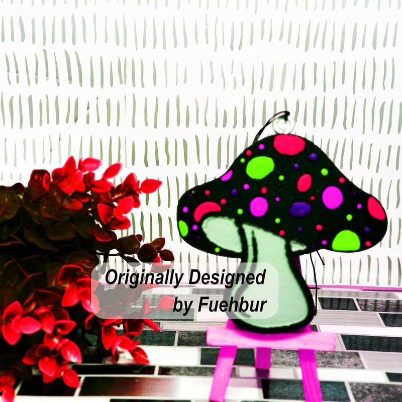 Fuehbur 【300+ Design Optional】 Mini Mushroom Car Freshies Mold- Air Freshie - Aroma Bead Freshener-Epoxy Resin - Candle Soap Mold Silicone Mould【Upgraded Thickened Material】- Medium Size - Image 3